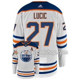 Adidas Maillot de Hockey Edmonton Oilers MILAN LUCIC 27 Blanc Authentic - Homme